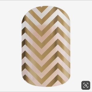 Full Sheet - Gold Chevron - Jamberry Wrap